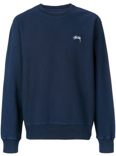 Stussy худи с вышитым логотипом