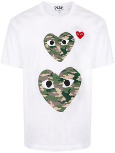 Comme Des Garçons Play футболка с принтом