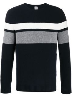 Eleventy джемпер с контрастными полосками