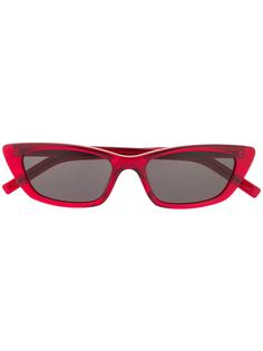 Saint Laurent солнцезащитные очки New Wave SL в оправе кошачий глаз