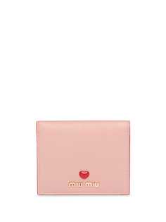 Miu Miu компактный кошелек с аппликацией