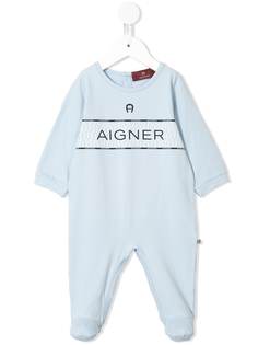 Aigner Kids комбинезон для новорожденного с логотипом