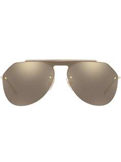 Dolce & Gabbana Eyewear зеркальные солнцезащитные очки-авиаторы