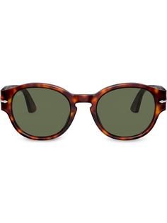 Persol солнцезащитные очки в круглой оправе