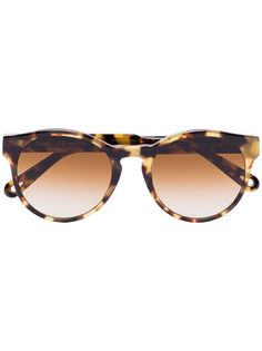Chloé Eyewear солнцезащитные очки Havana черепаховой расцветки