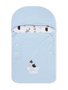 Fendi Kids одеяло-конверт Bunx My First Fendi