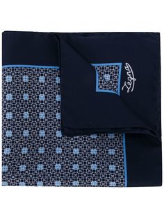 Ermenegildo Zegna платок с геометричным принтом