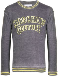 Moschino джемпер с вышивкой Moschino Couture