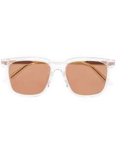 Bottega Veneta Eyewear солнцезащитные очки с затемненными стеклами в квадратной оправе