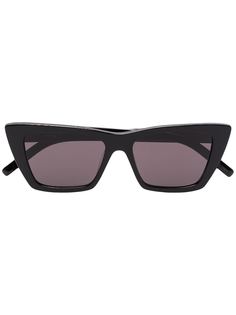 Saint Laurent Eyewear солнцезащитные очки Mica в оправе кошачий глаз