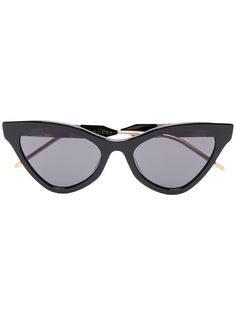 Gucci Eyewear солнцезащитные очки в оправе кошачий глаз с затемненными линзами