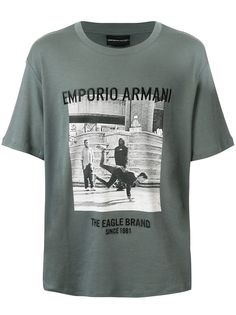Emporio Armani футболка с фотопринтом