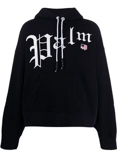 Palm Angels худи с принтом New Gothic