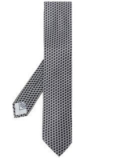 Brioni галстук с геометричным принтом
