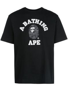 BAPE футболка с графичным принтом