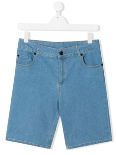 Kenzo Kids джинсовые шорты прямого кроя