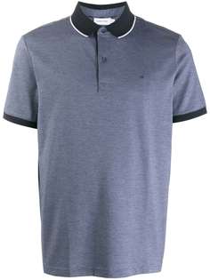 Calvin Klein рубашка-поло с короткими рукавами и логотипом