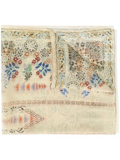 Etro шифоновый платок с орнаментом
