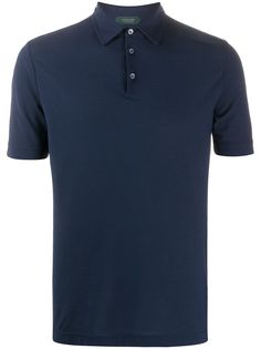 Zanone рубашка-поло с короткими рукавами