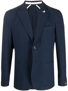 Tombolini lapel-pin blazer