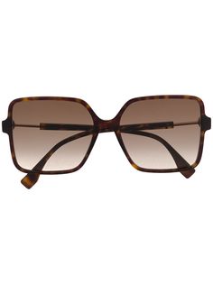 Fendi Eyewear солнцезащитные очки в массивной квадратной оправе