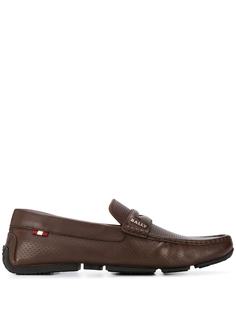 Bally лоферы с металлическим логотипом