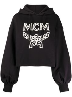 MCM худи оверсайз с логотипом