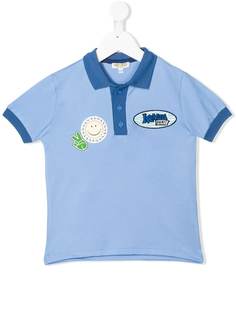 Kenzo Kids logo print polo shirt