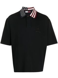 Hilfiger Collection crest-embroidered polo shirt