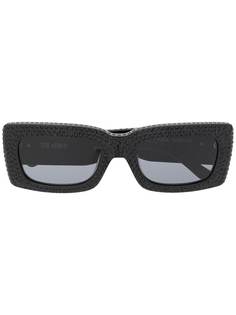 Linda Farrow солнцезащитные очки Attico 6 в квадратной оправе