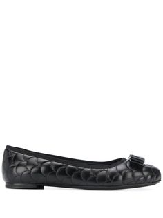Salvatore Ferragamo стеганые балетки Varina