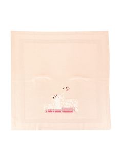 Stella McCartney Kids одеяло с вышивкой