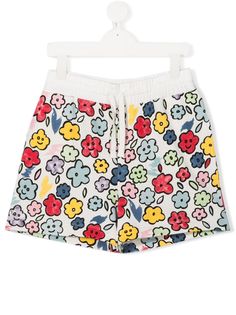 Stella McCartney Kids спортивные шорты с цветочным принтом