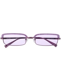 Linda Farrow солнцезащитные очки Attico 5 в прямоугольной оправе