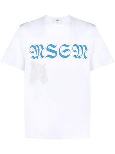 MSGM футболка с логотипом