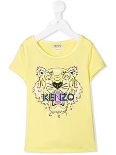 Kenzo Kids tiger print short sleeve T-shirt