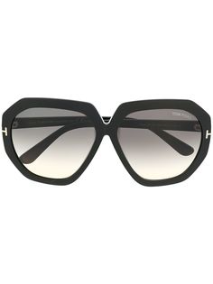 Tom Ford Eyewear солнцезащитные очки в массивной оправе