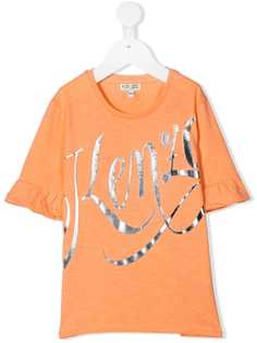Kenzo Kids cotton logo print T-shirt