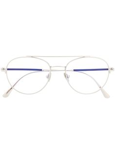 Tom Ford Eyewear очки с двойным мостом в круглой оправе