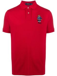 Polo Ralph Lauren рубашка-поло с вышивкой