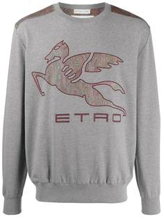 Etro толстовка с логотипом