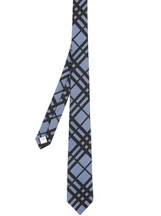 Burberry жаккардовый галстук в клетку
