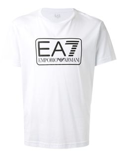 Ea7 Emporio Armani футболка EA7 с большим логотипом
