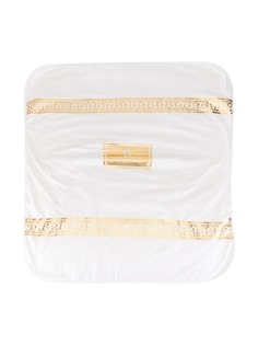 Aigner Kids двухцветное одеяло с логотипом