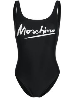 Moschino купальник с логотипом
