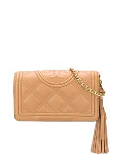 Tory Burch стеганая сумка через плечо с логотипом