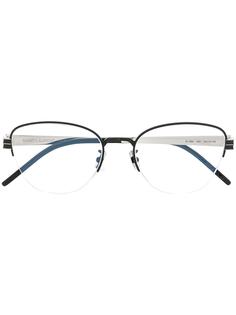 Saint Laurent Eyewear очки в овальной оправе