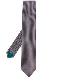 Brioni галстук с геометричным принтом