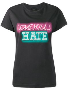 Pinko футболка Love Kills Hate