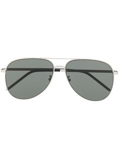 Saint Laurent Eyewear солнцезащитные очки-авиаторы с затемненными линзами